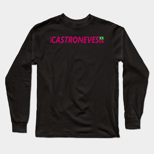 HELIO CASTRONEVES 06 Long Sleeve T-Shirt by SteamboatJoe